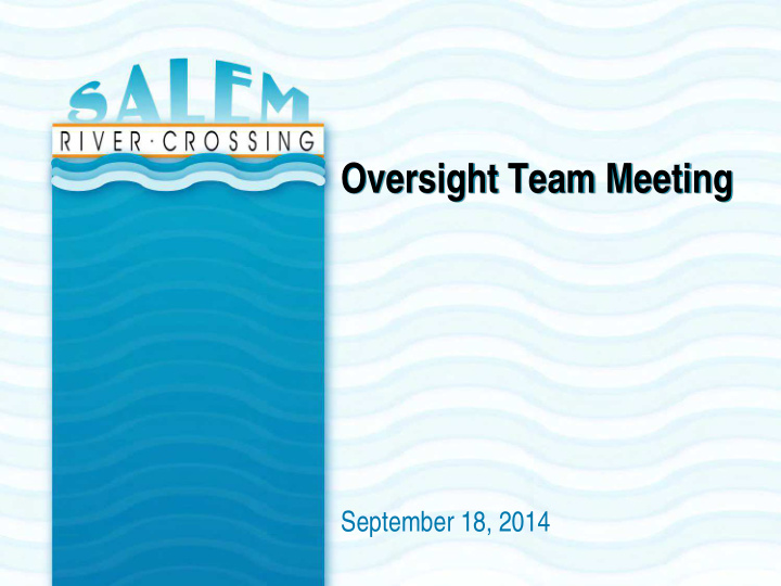 oversight team meeting