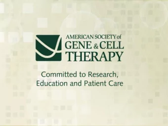 Reference Standards for Cell and Gene Therapy Boro Dropuli , PhD, MBA  Chief Science Officer and