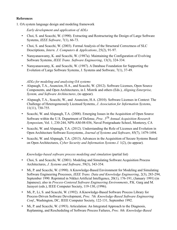 references 1 oa system language design and modeling