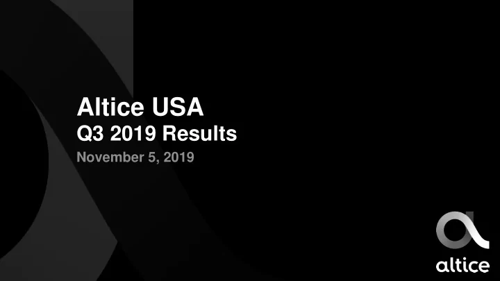 altice usa