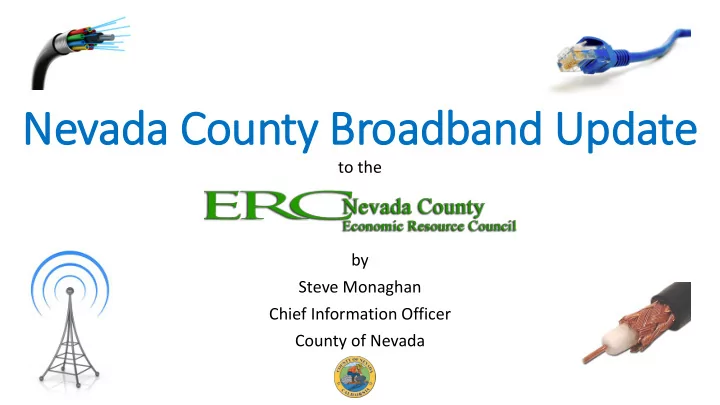 nevada county broadband update
