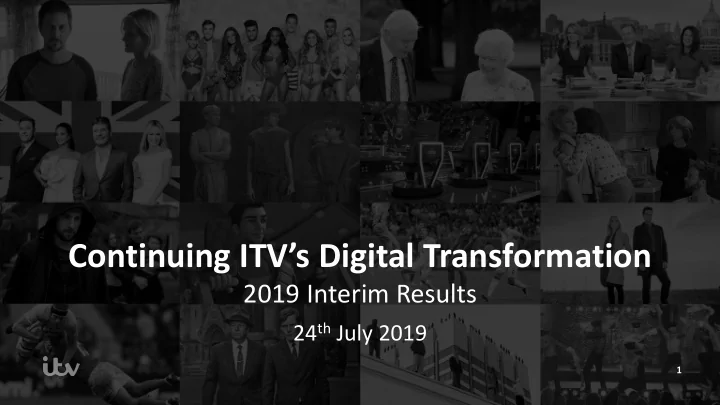 continuing itv s digital transformation