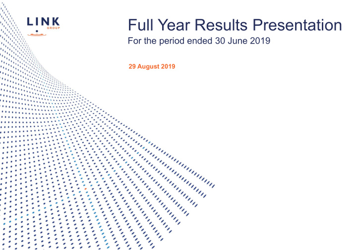 full year results presentation