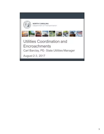 1  -Introduce presenters and topics.  2  Content that is used by those outside the Dept, for