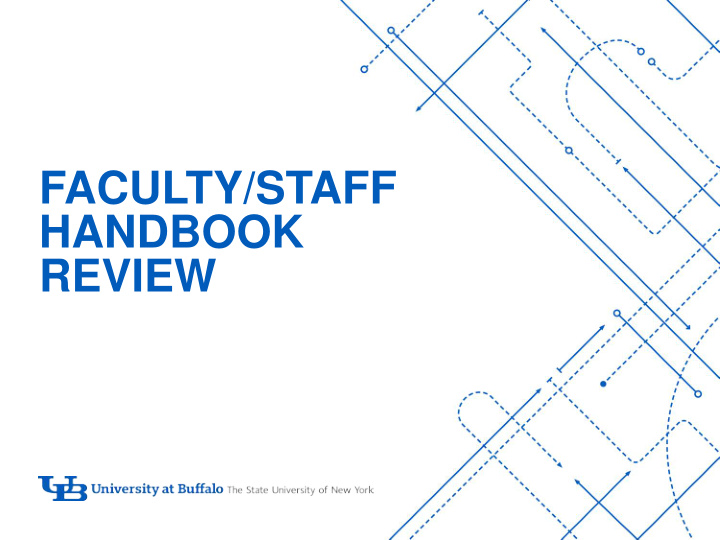 faculty staff handbook review