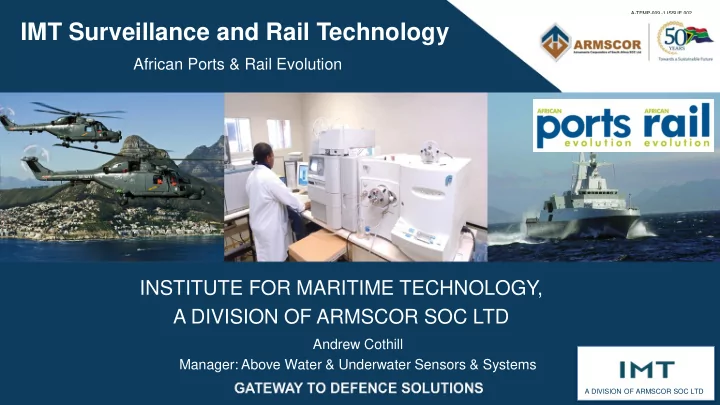 imt surveillance and rail technology