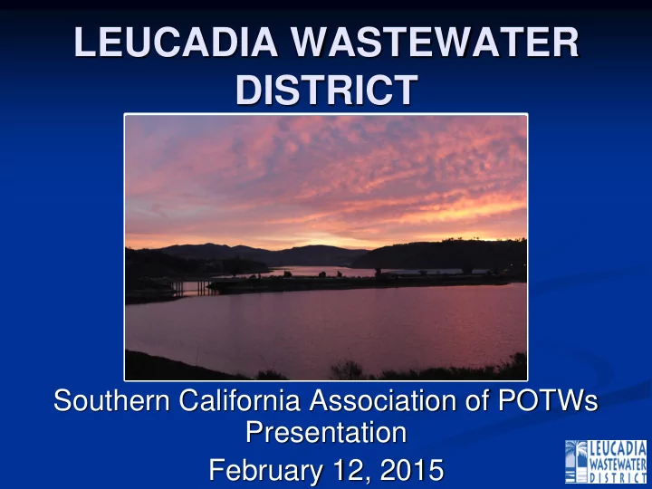 leucadia wastewater