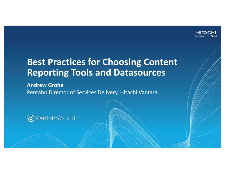 best practices for choosing content reporting tools and