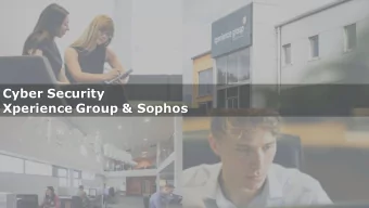 Cyber Security  Xperience Group &amp; Sophos  https://player.vimeo.com/video