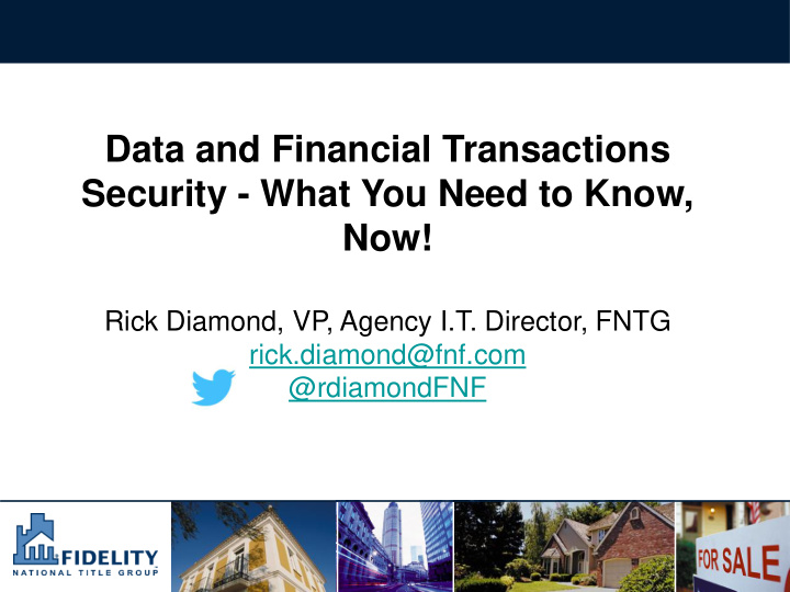 data and financial transactions