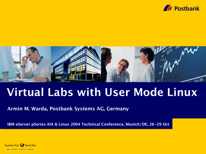 virtual labs with user mode linux