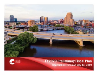 Insert Title of Presentation Here  FY2020 Preliminary Fiscal Plan  24pt Optional Subtext Here