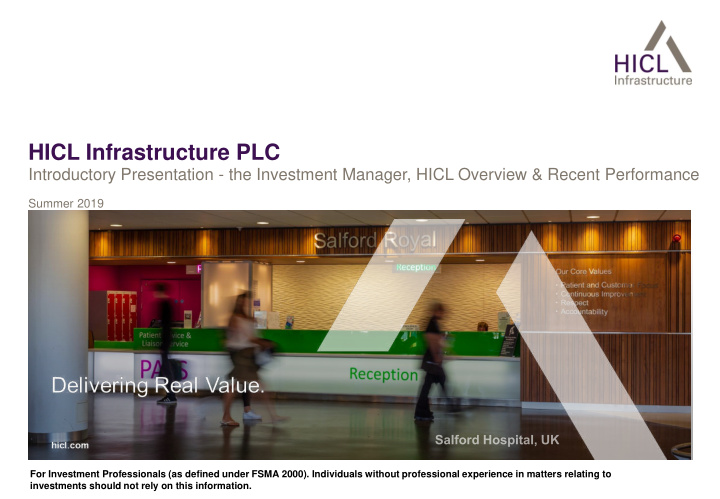 hicl infrastructure plc