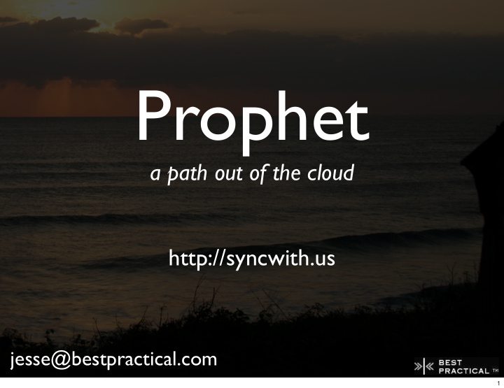 prophet