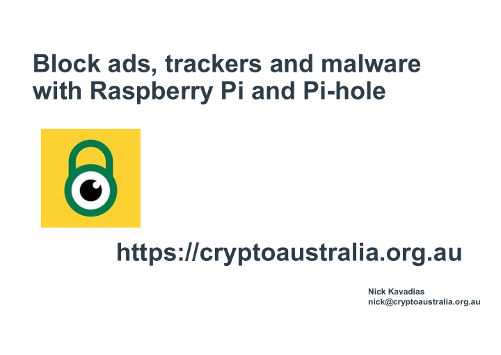 block ads trackers and malware with raspberry pi and pi