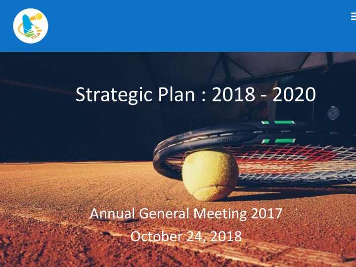 strategic plan 2018 2020