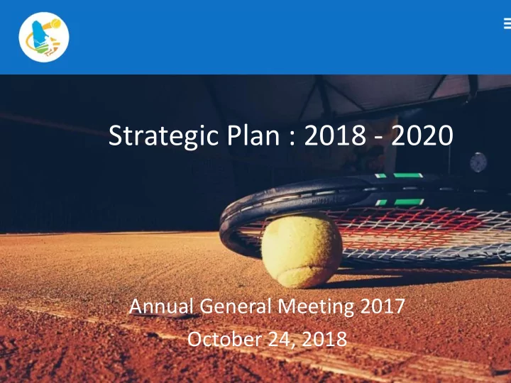 strategic plan 2018 2020