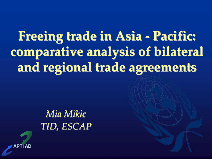 freeing trade in asia pacific pacific freeing trade in