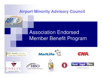 Association Endorsed  Member Benefit Program  Business Insurance For the Owner  2  A+ rated, over