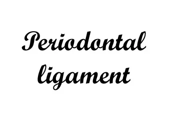 Periodontal ligament  The periodontium  The periodontium includes:  The gingiva  Cementum