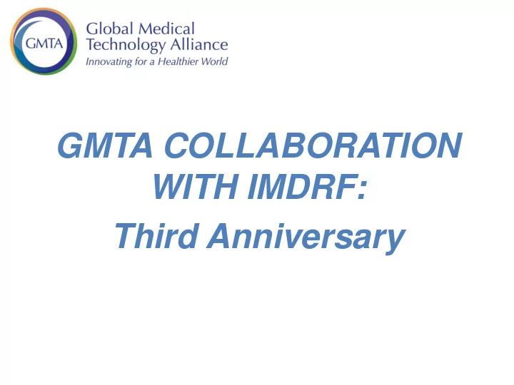 gmta collaboration