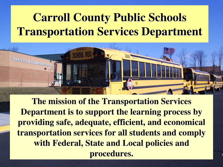 carroll county public schools carroll county public