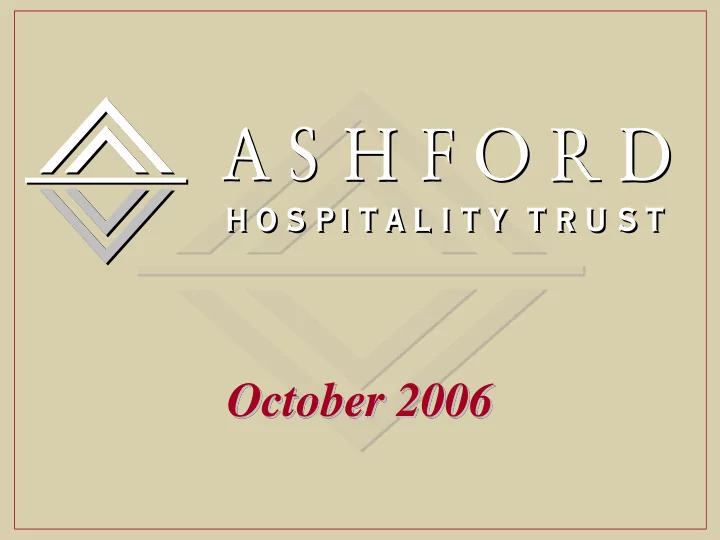 october 2006 october 2006 october 2006 safe harbor safe