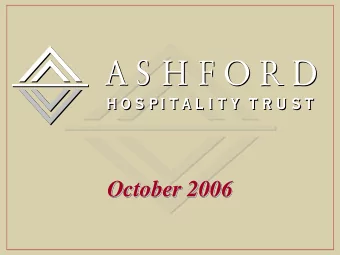 October 2006  October 2006  October 2006  Safe Harbor  Safe Harbor  In keeping with the SECs