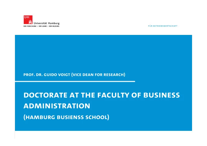 the following points apply for all doctoral students at