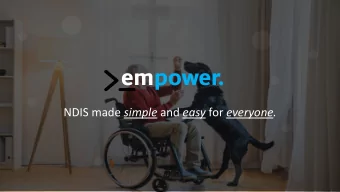 empower. NDIS made simple and easy for everyone.  simple. effective.  NDIS  Management  About Us.