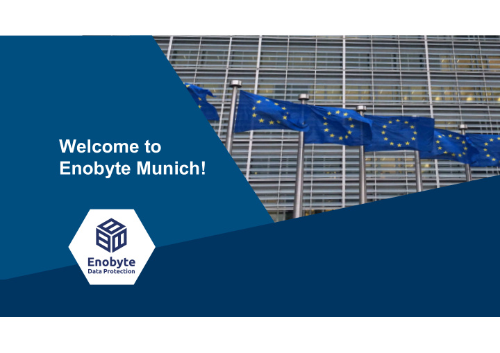 welcome to enobyte munich