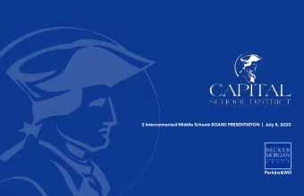 2 Interconnected Middle Schools BOARD PRESENTATION  |  July 8, 2020  Project Schedule  Executive