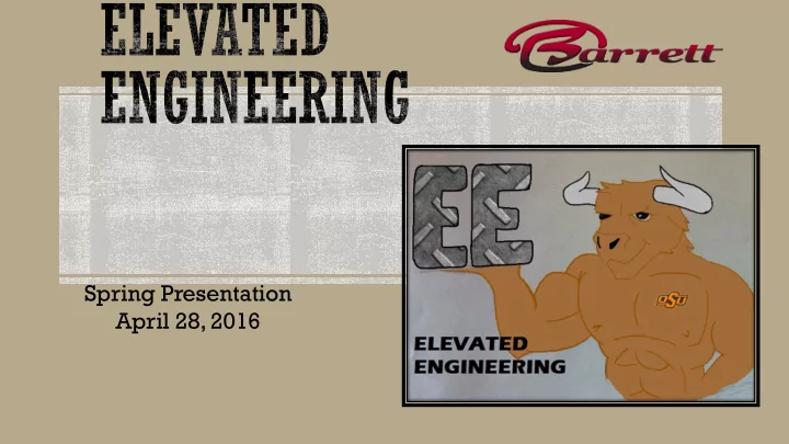 spring presentation april 28 2016 gage martin