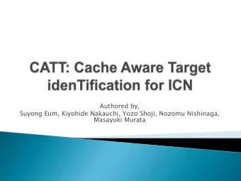 Authored by,  Suyong Eum, Kiyohide Nakauchi, Yozo Shoji, Nozomu Nishinaga,  Masayuki Murata  It