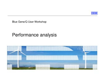 Performance analysis  Agenda  Code Profiling  Linux tools   GNU Profiler (Gprof)