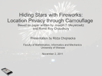 hiding stars with fireworks location privacy through
