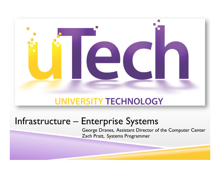 infrastructure enterprise systems