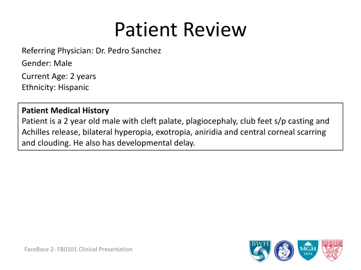 patient review