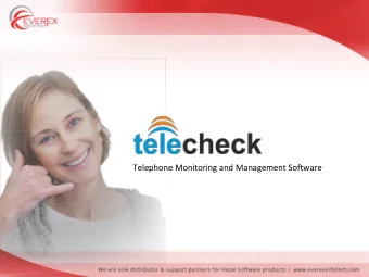 Telephone Monitoring and Management Software  Telephone Monitoring  and Management Software