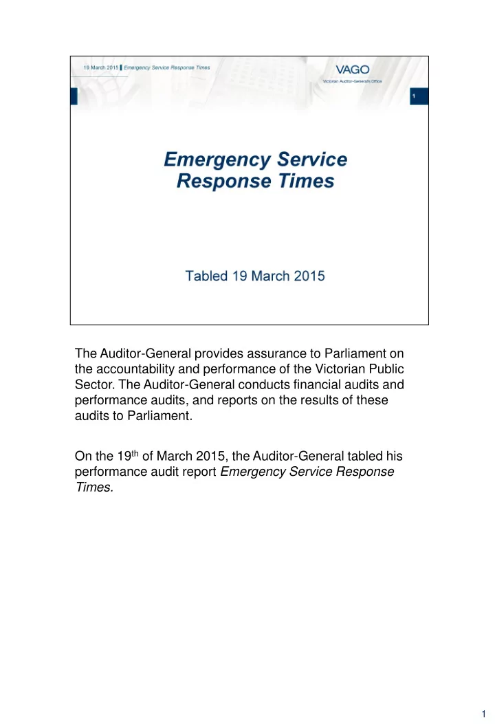 sector the auditor general conducts financial audits and