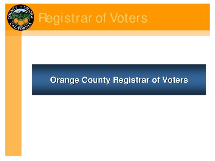 registrar of voters