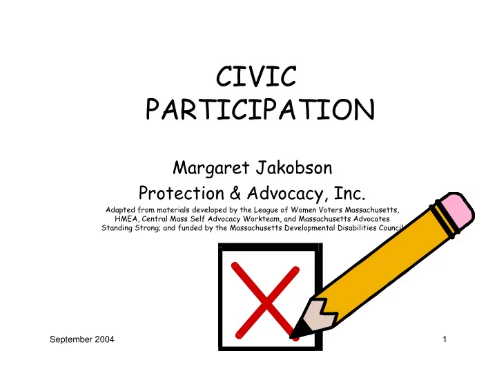 civic participation
