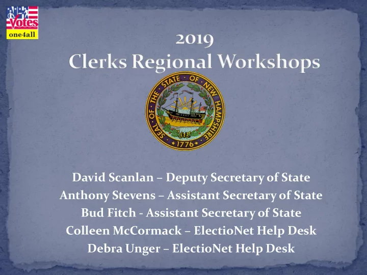 david scanlan deputy secretary of state