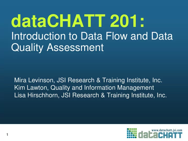 datachatt 201
