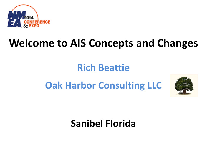 welcome to ais concepts and changes