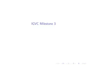 IGVC Milestone 3  Implement mapping  Mapping is an essential feature of the robot.  The robot need