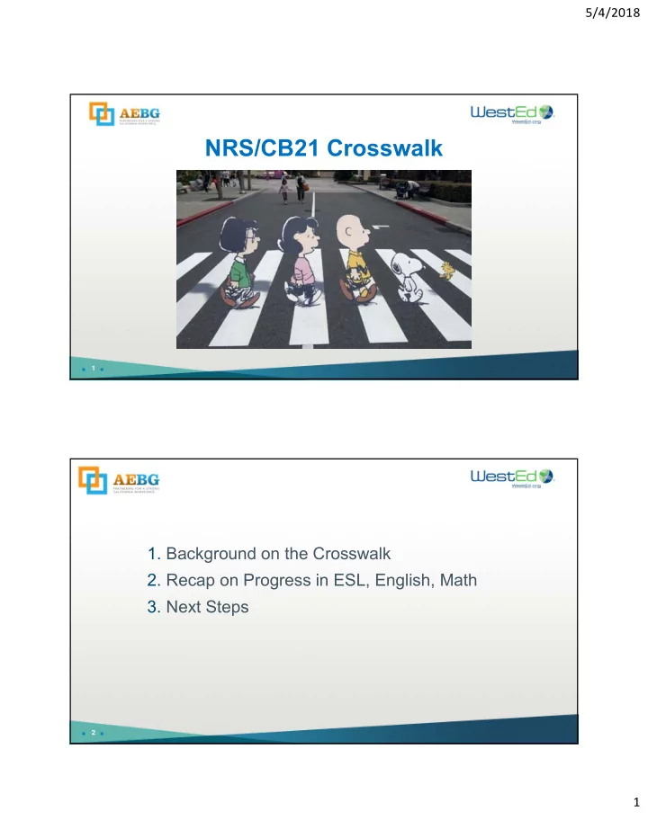 nrs cb21 crosswalk