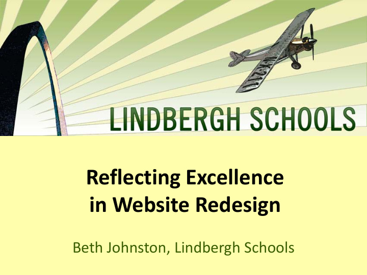 reflecting excellence in website redesign