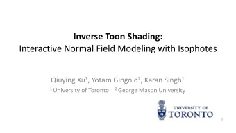 Inverse  Toon  Shading:   Interactive  Normal  Field  Modeling  with