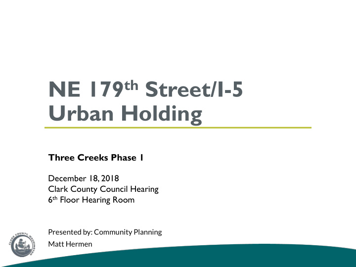 ne 179 th street i 5 urban holding